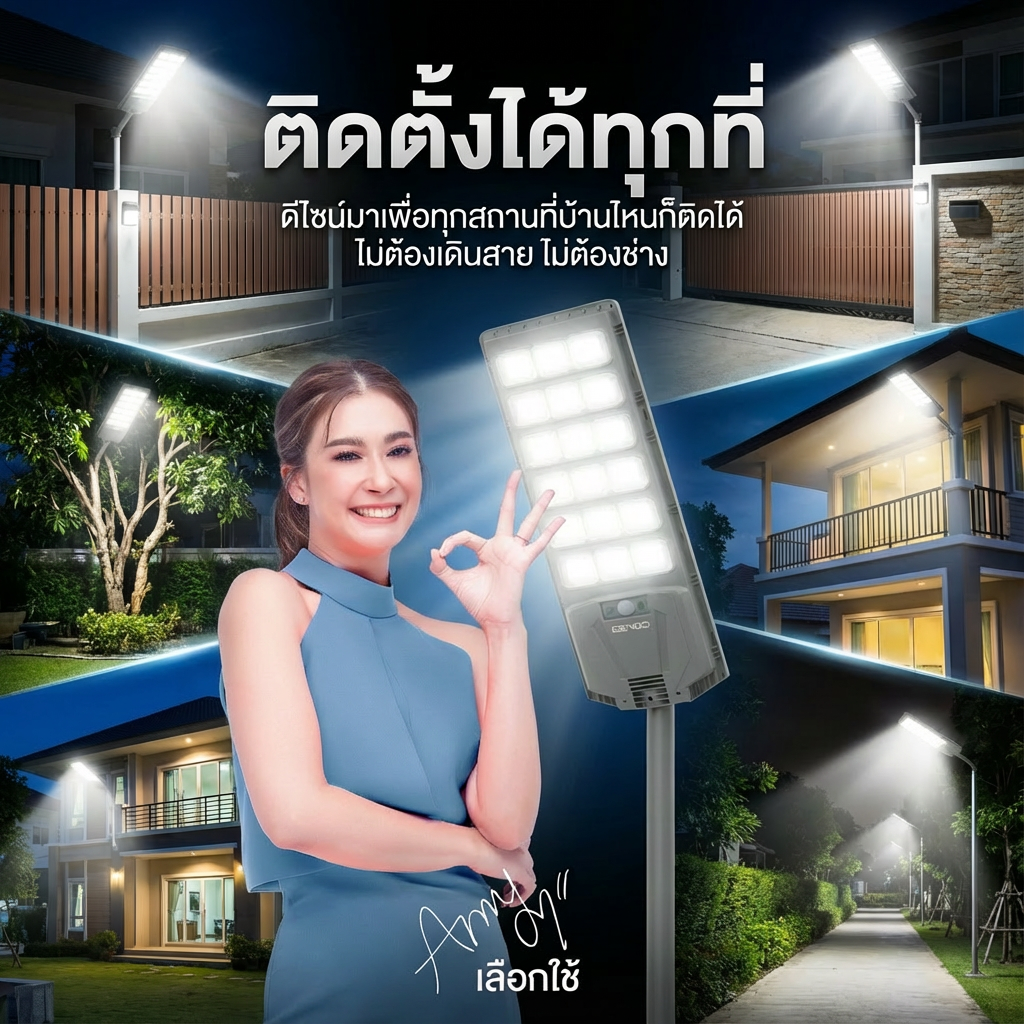 ไฟถนน SOLAR DENGO MEGA STREET LIGHT_6